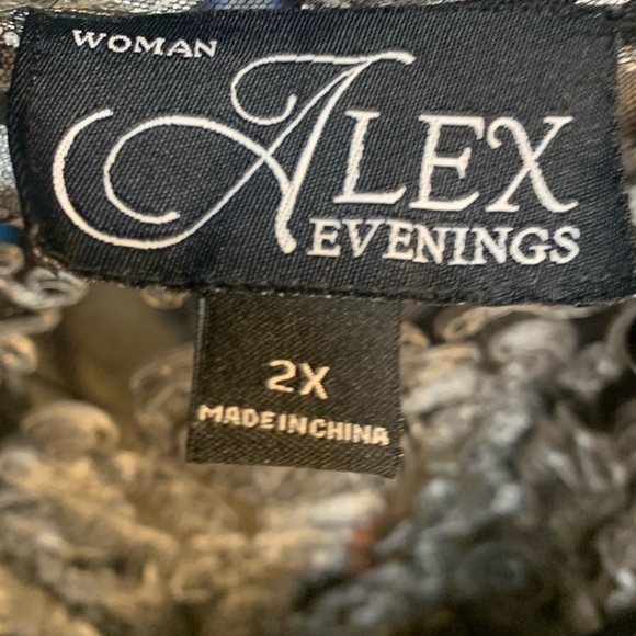 Alex Evenings women’s special event 2 piece blousee and cover. 2X - Picture 13 of 14